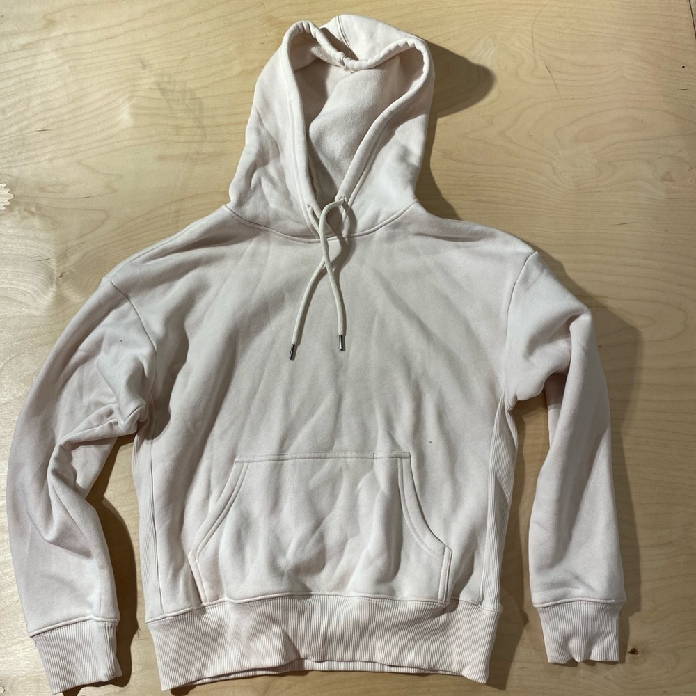 Member’s Mark Cream Fleece Hoodie Small (EF)